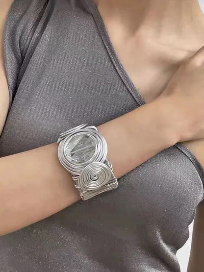 Geometric Pleated Bracelet Accessories