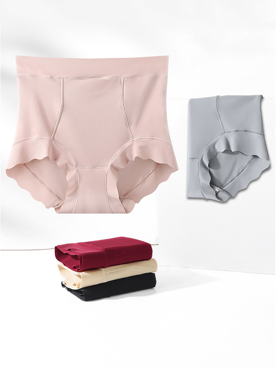 6 Pieces Summer Women Casual High Waist Underwear
