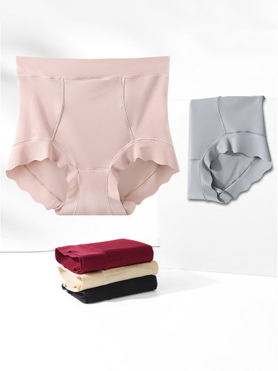 6 Pieces Summer Women Casual High Waist Underwear