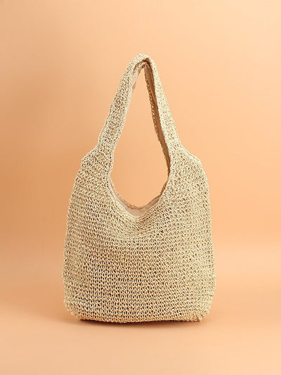Women Summer Casual Weave Shoulder Bag