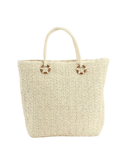 Women Casual Straw Weave Tote Bag