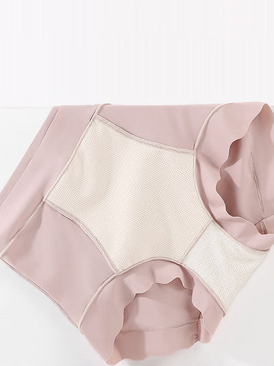 6 Pieces Summer Women Casual High Waist Underwear