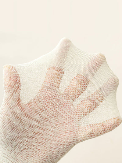 4 Pairs Women Casual Cotton Thin Socks