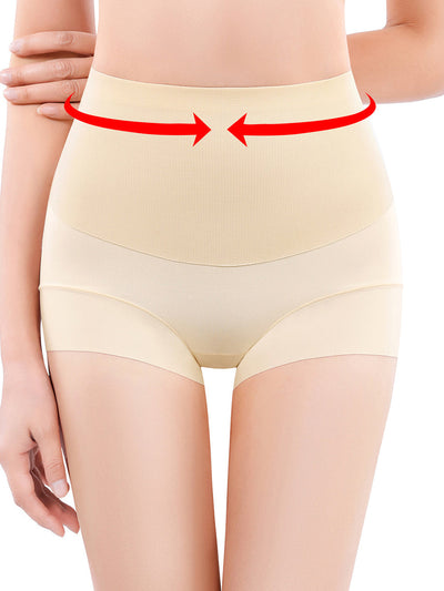 2 Pieces Summer Women Pure Color High Waist Underwear