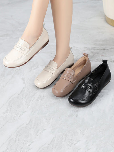 Women Casual Genuine Leather Soft Leather