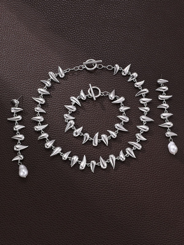 Geometric Drop Earrings Earrings Accessories