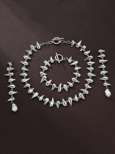 Geometric Drop Earrings Earrings Accessories