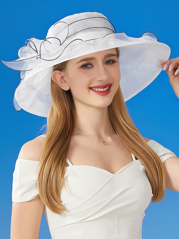 Flower Shape See-Through Split-Joint Sun Hat