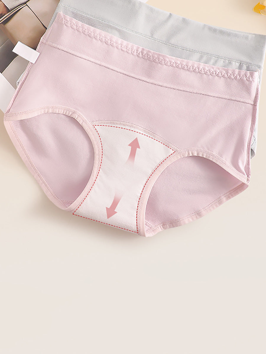 7 Pieces Summer Women Casual Pure Color Underwear