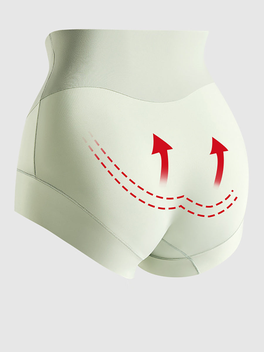 2 Pieces Summer Women Pure Color High Waist Underwear