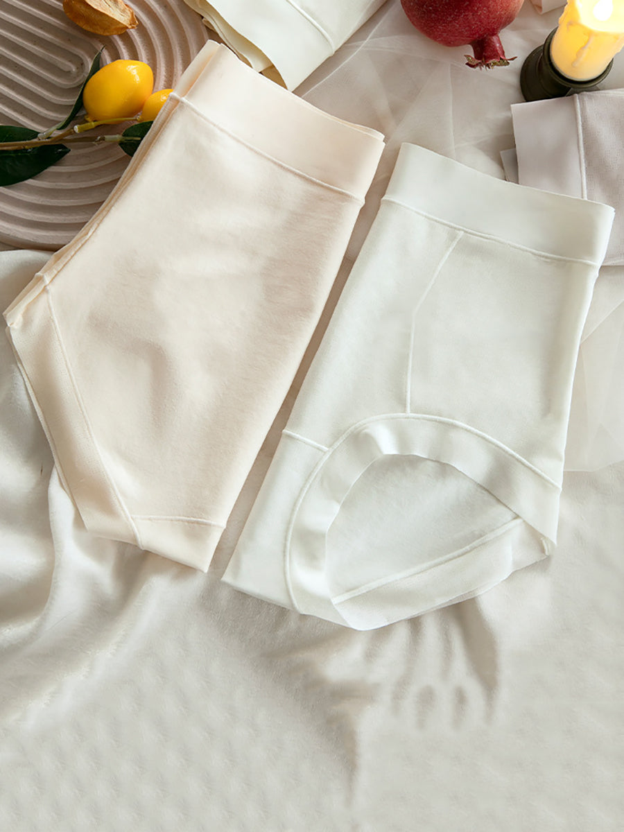 4 Pieces Summer Women Casual High Waist Underwear