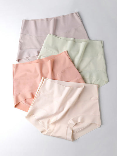 6 Pieces Summer Women Casual High Waist Underwear