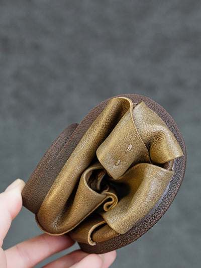 Women Vintage Genuine Leather Flat Sandals