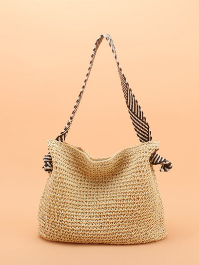 Women Summer Straw Weave Large Capacity Shoulder Bag