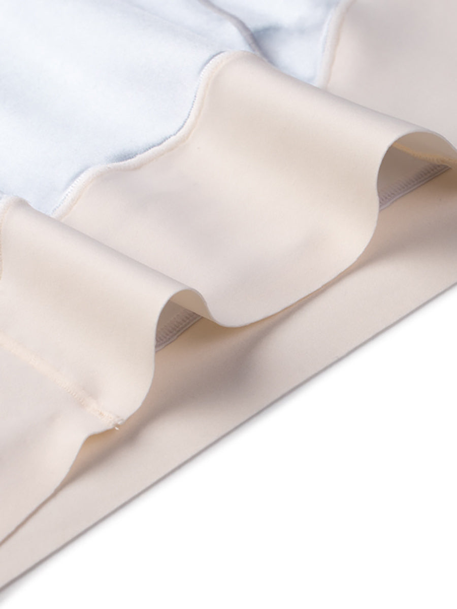 4 Pieces Summer Women Colorblock High Waist Underwear