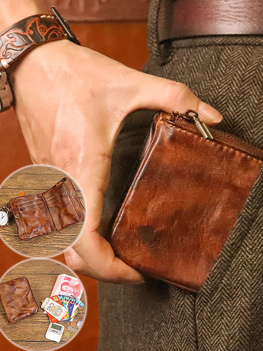 Retro Leather Multifunctional Wallet