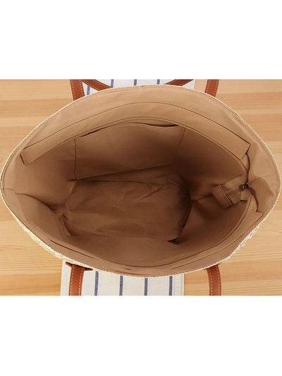 Women Fashion Knitted Large Capacity Shoulder Bag