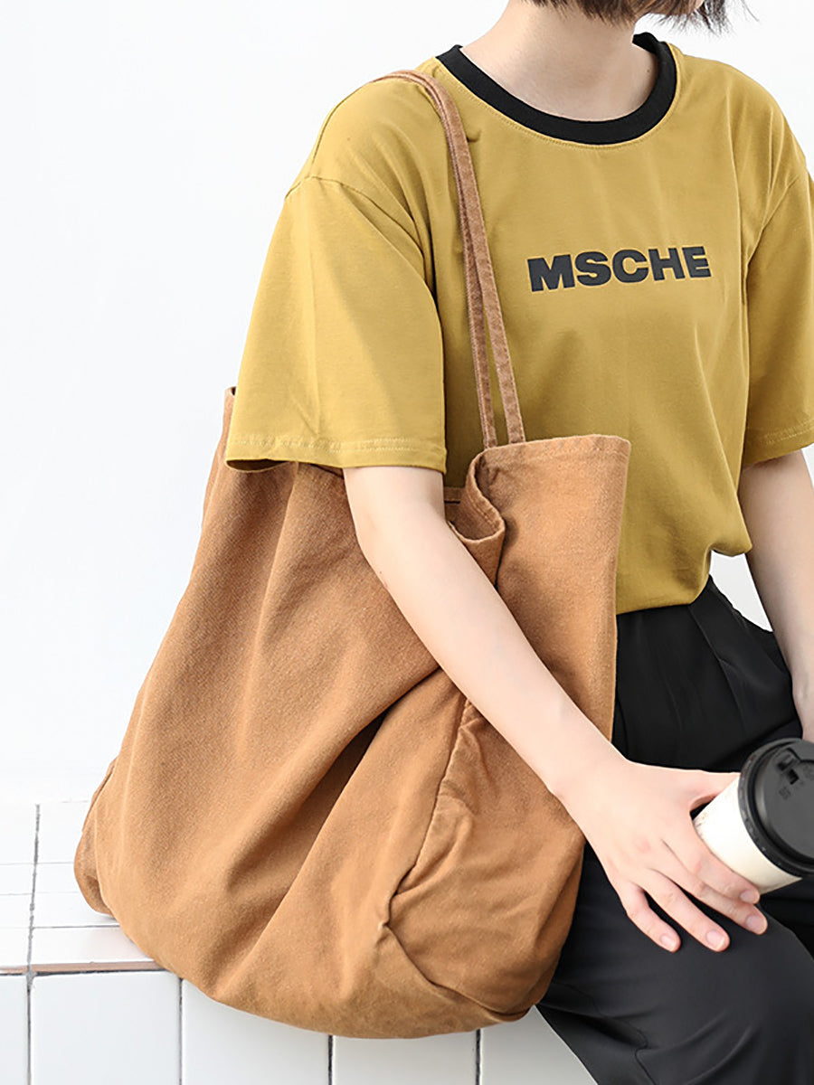 Women Casual Canvas Large Capacity Shoulder Bag