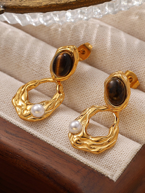 Geometric Drop Earrings