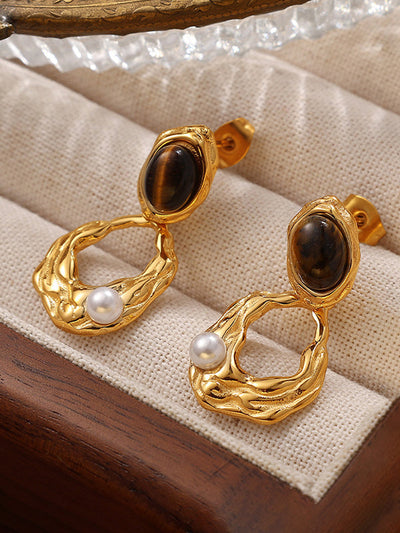 Geometric Drop Earrings