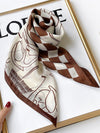 Urban Plaid Printed Square Scarf