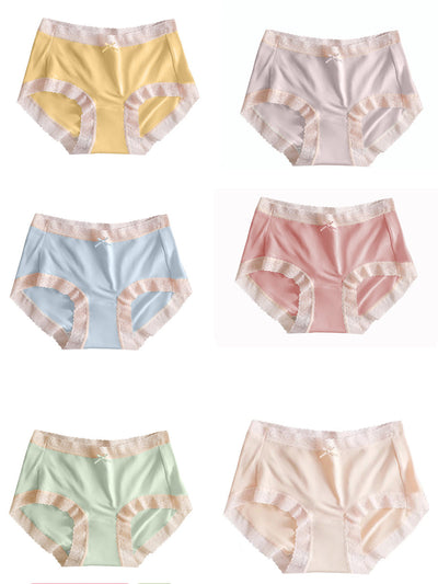 6 Pieces Summer Women Artsy Lace Underwear