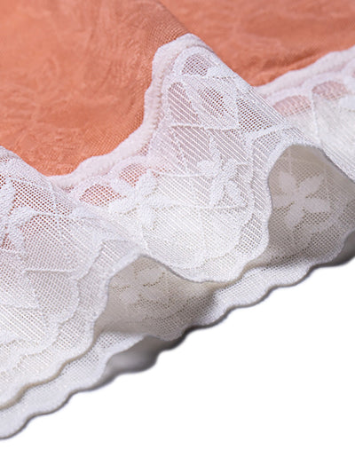 6 Pieces Summer Women Flower Jacquard High Waist Underwear