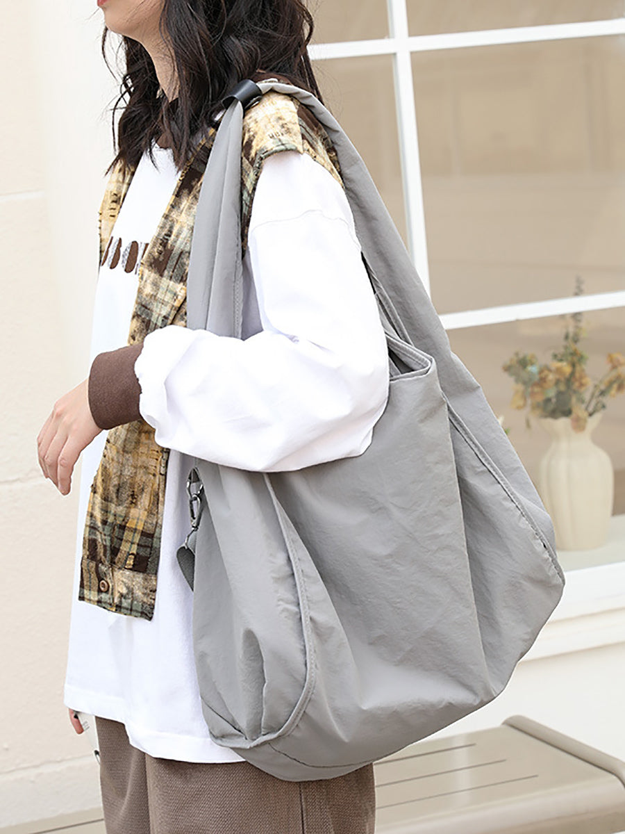 Women Casual Summer Pure Color Shoulder Bag