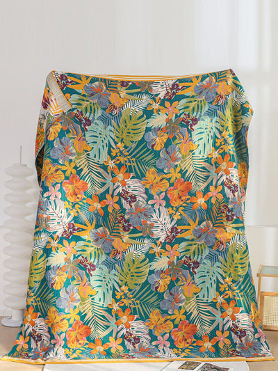 Cotton Queen Bedcover Sofa Blanket