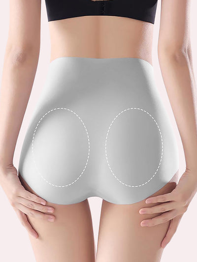 6 Pieces Summer Women Pure Color High Waist Underwear