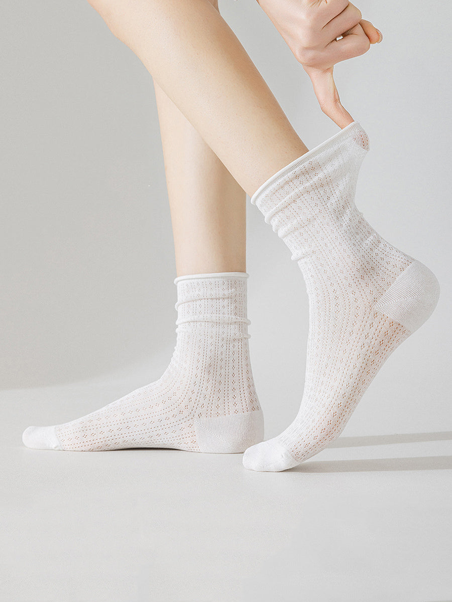 6 Pairs Women Summer Casual Breathable Socks