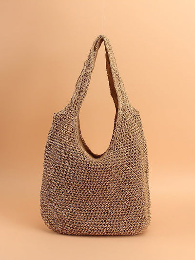 Women Summer Casual Weave Shoulder Bag