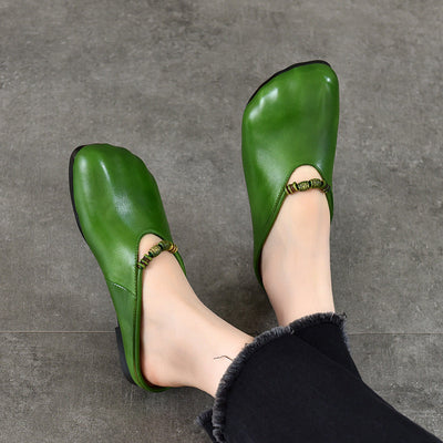 Women Vintage Summer Soft Leather Sandals