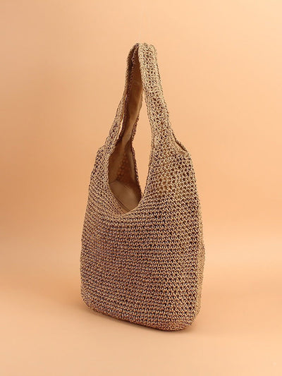 Women Summer Casual Weave Shoulder Bag