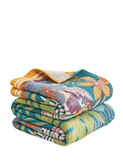 Cotton Queen Bedcover Sofa Blanket