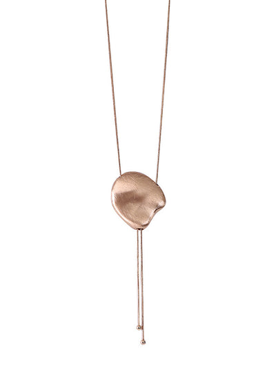 Fashion Alloy Tassel Long Sweater Necklace