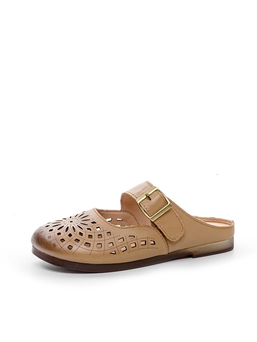 Women Summer Casual Genuine Leather Sandals