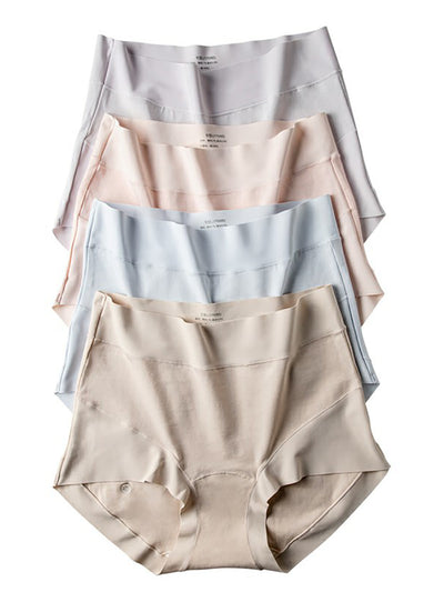 6 Pieces Summer Women High Waist Cotton Underwear