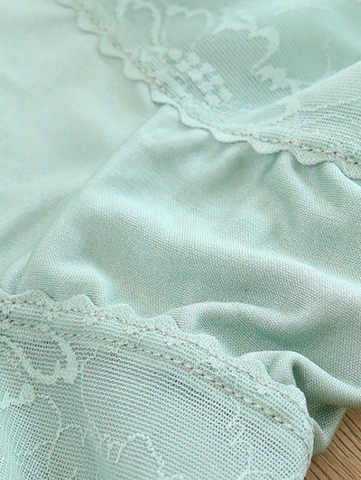 2 Pieces Summer Women Lace High Waist Underwear