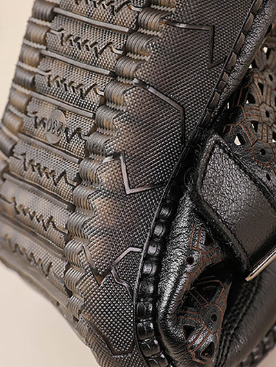 Women Summer Casual Genuine Leather Flat Sandals