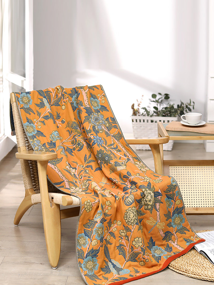 100%Cotton Flower Print Adult Bath Towel