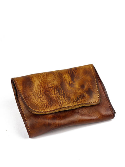 Retro Soft Leather Card Bag Wallet