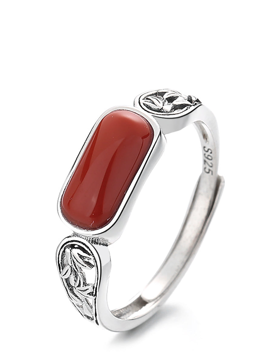 Women Vintage S925Silver Adjustable Ring