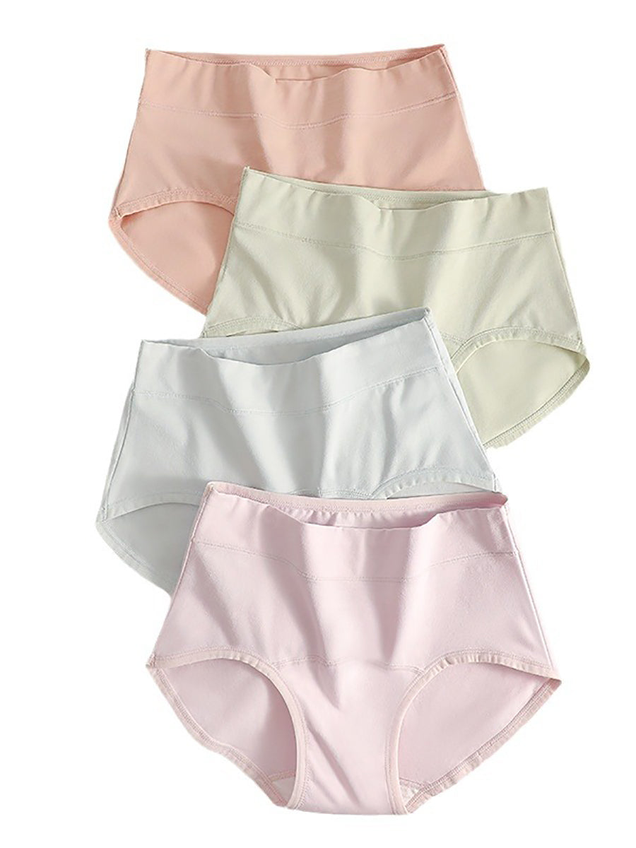7 Pieces Summer Women Casual Pure Color Underwear