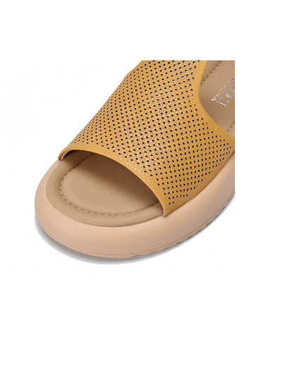 Women Summer Casual Leather Platfrom Sandals