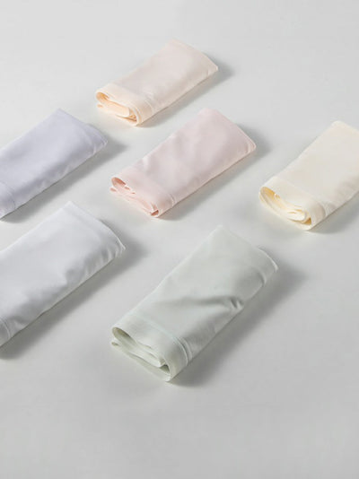 4 Pieces Summer Women Casual Pure Color Underwear