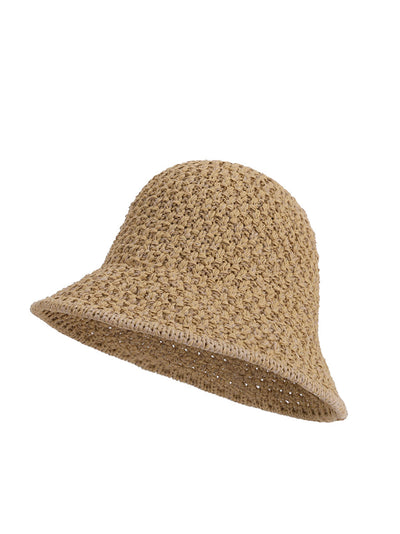 Women Summer Casual Weave Sunproof Hat