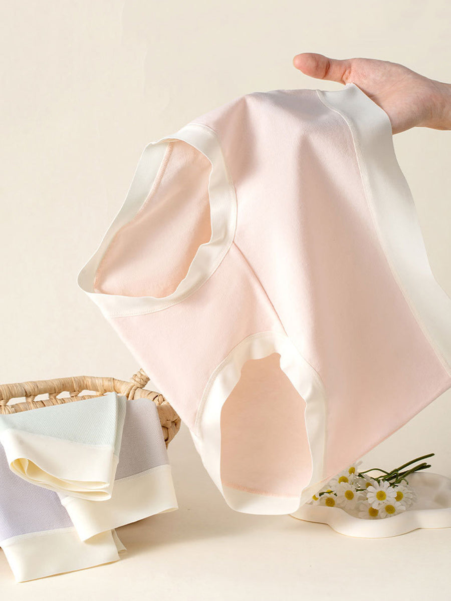 6 Pieces Summer Women Artsy Colorblock Underwear