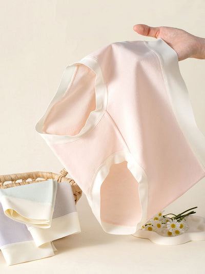 6 Pieces Summer Women Artsy Colorblock Underwear