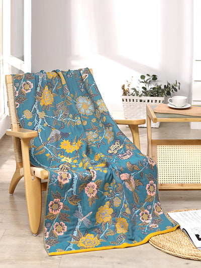 100%Cotton Flower Print Adult Bath Towel